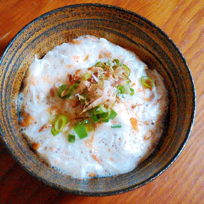 ★納豆と長芋の梅和え★　お酒のお供に！　ご飯にも！